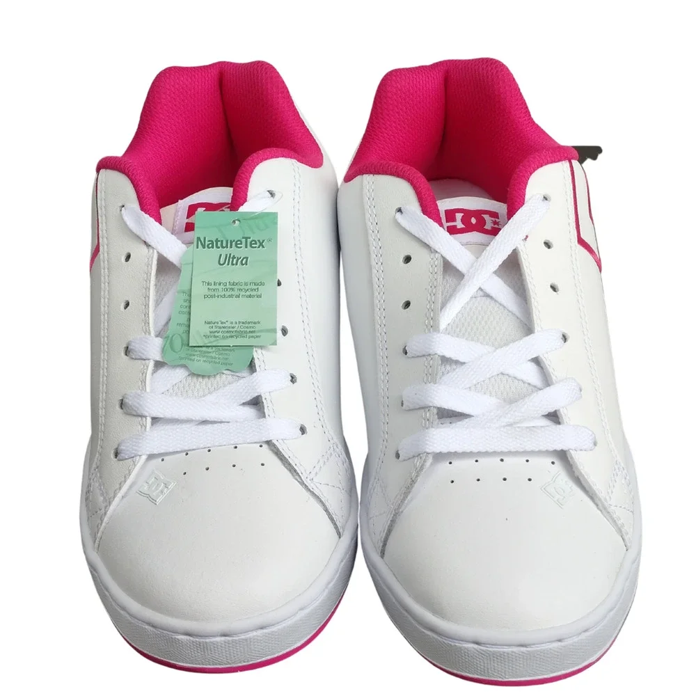 SOLD Court Graffik Crazy Pink White Sneakers TENNIS SHOES 11 $5 SHIPPING - Picture 2 of 7